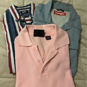 Bundle of Three Short Sleeved Men’s Shirts